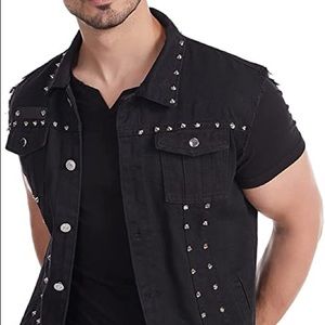 DSDZ Studded Denim Vest